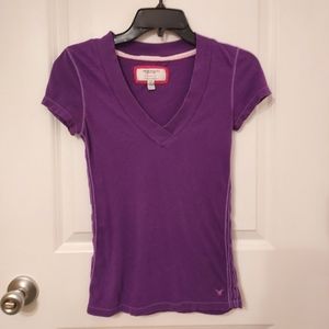 American Eagle Purple Tee